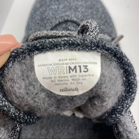 Allbirds Natural Grey Wool Runners Sneakers main image 7